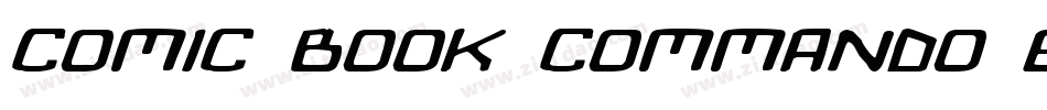 Comic Book Commando Exp字体转换